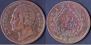 1 Cent Sarawak Cobre 