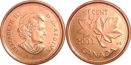 1 Cent Canada Copper Elizabeth II (1926-2022)