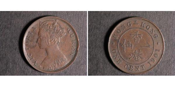 1 Cent Hong Kong Copper Victoria (1819 - 1901)