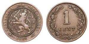 1 Cent Kingdom of the Netherlands (1815 - ) Copper 