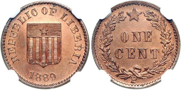 1 Cent Liberia Copper 