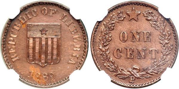 1 Cent Liberia Copper 
