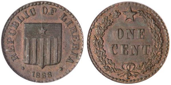 1 Cent Liberia Copper 