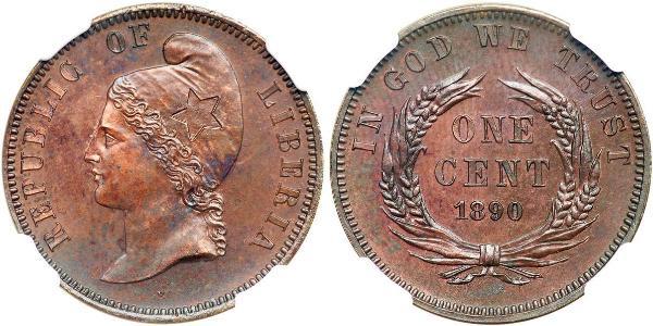 1 Cent Liberia Copper 