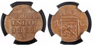 1 Cent Netherlands Copper 