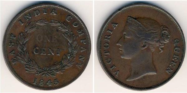 1 Cent Straits Settlements (1826 - 1946) Copper Victoria (1819 - 1901)