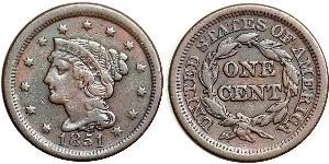 1 Cent USA (1776 - ) Copper 