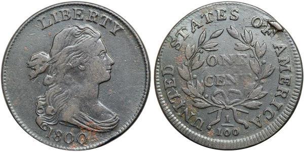 1 Cent USA (1776 - ) Copper 