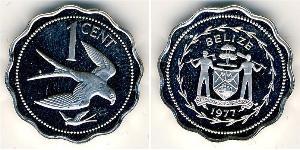 1 Cent Belize (1981 - ) Copper/Nickel 