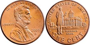 1 Cent USA (1776 - ) Copper/Zinc Abraham Lincoln (1809-1865)