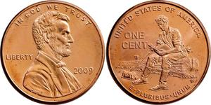 1 Cent USA (1776 - ) Copper/Zinc Abraham Lincoln (1809-1865)