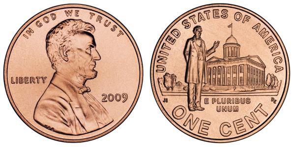 1 Cent USA (1776 - ) Copper/Zinc Abraham Lincoln (1809-1865)