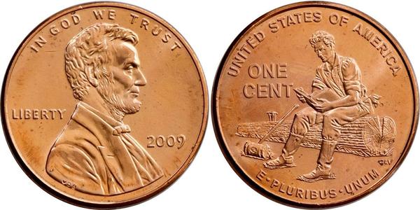 1 Cent USA (1776 - ) Copper/Zinc Abraham Lincoln (1809-1865)