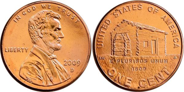 1 Cent USA (1776 - ) Copper/Zinc Abraham Lincoln (1809-1865)