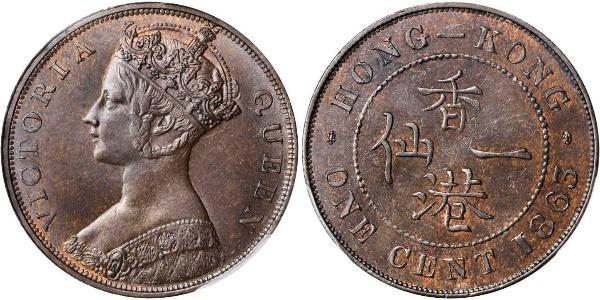 1 Cent Hong Kong Cuivre Victoria (1819 - 1901)