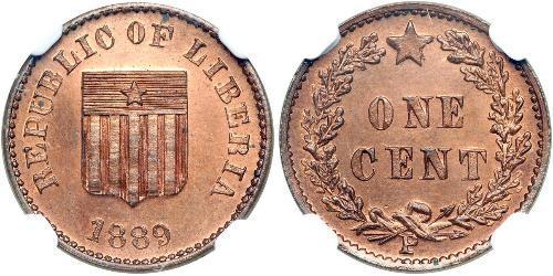 1 Cent Liberia Cuivre 