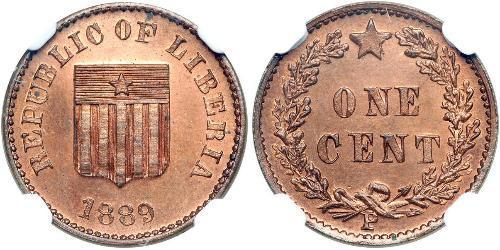 1 Cent Liberia Cuivre 