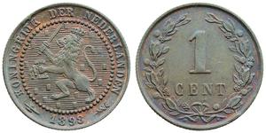1 Cent Royaume des Pays-Bas (1815 - ) Cuivre 