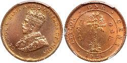 1 Cent Sri Lanka Cuivre George V (1865-1936)