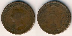 1 Cent Sri Lanka Cuivre Victoria (1819 - 1901)
