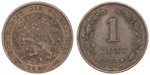 1 Cent Königreich der Niederlande (1815 - ) Kupfer 