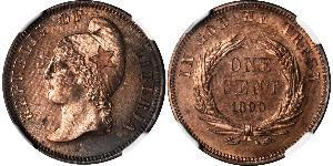1 Cent Liberia Kupfer 
