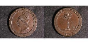 1 Cent Liberia Kupfer 