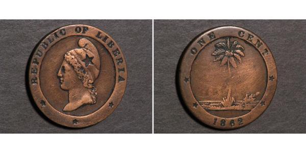 1 Cent Liberia Kupfer 