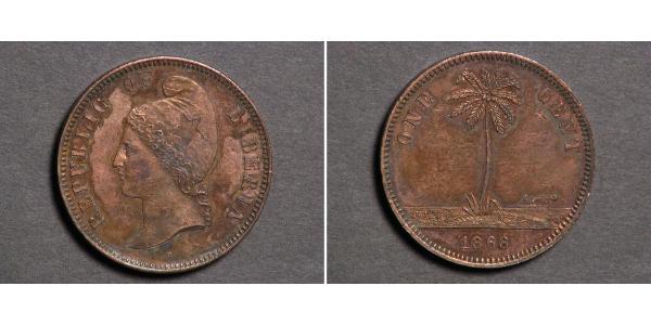 1 Cent Liberia Kupfer 