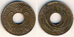 1 Cent Ostafrika Kupfer 