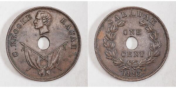 1 Cent Sarawak Kupfer 