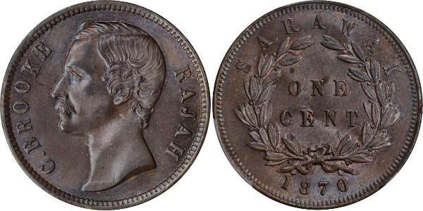 1 Cent Sarawak Kupfer 