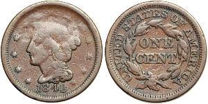 1 Cent Vereinigten Staaten von Amerika (1776 - ) Kupfer 