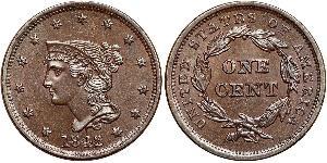 1 Cent Vereinigten Staaten von Amerika (1776 - ) Kupfer 