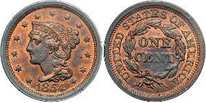 1 Cent Vereinigten Staaten von Amerika (1776 - ) Kupfer 