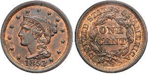 1 Cent Vereinigten Staaten von Amerika (1776 - ) Kupfer 