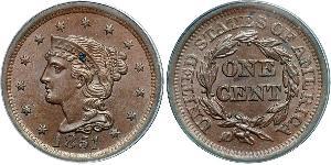 1 Cent Vereinigten Staaten von Amerika (1776 - ) Kupfer 