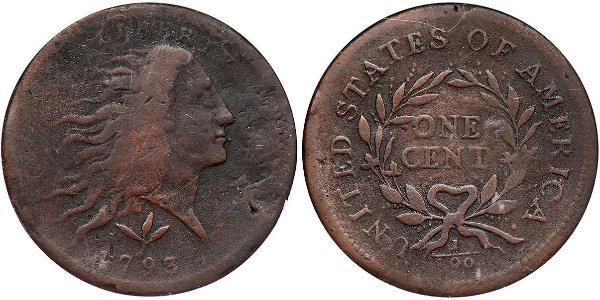 1 Cent Vereinigten Staaten von Amerika (1776 - ) Kupfer 