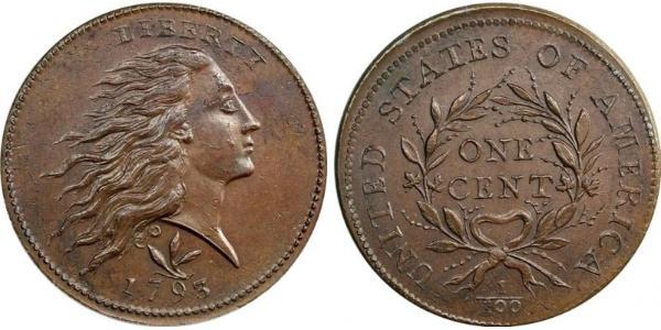 1 Cent Vereinigten Staaten von Amerika (1776 - ) Kupfer 