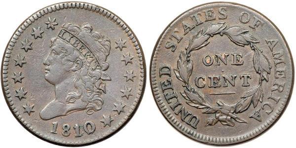 1 Cent Vereinigten Staaten von Amerika (1776 - ) Kupfer 