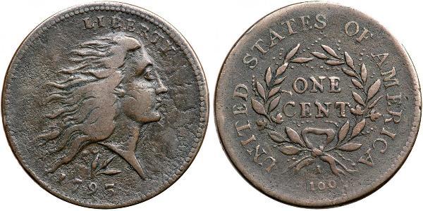 1 Cent Vereinigten Staaten von Amerika (1776 - ) Kupfer 