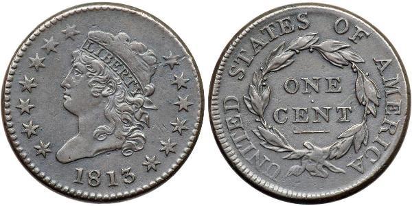 1 Cent Vereinigten Staaten von Amerika (1776 - ) Kupfer 