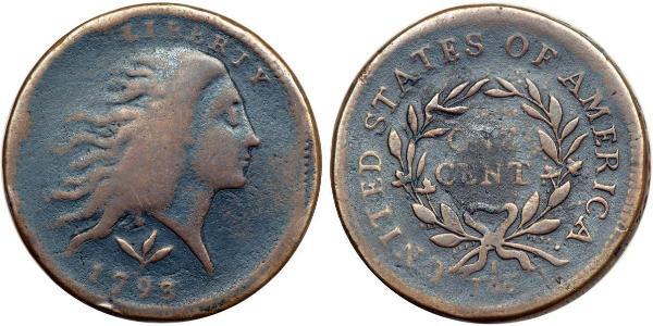 1 Cent Vereinigten Staaten von Amerika (1776 - ) Kupfer 