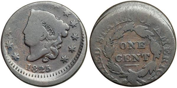 1 Cent Vereinigten Staaten von Amerika (1776 - ) Kupfer 