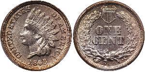 1 Cent Vereinigten Staaten von Amerika (1776 - ) Kupfer/Nickel 