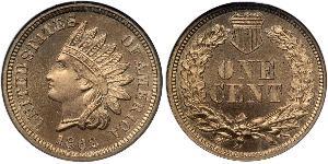 1 Cent Vereinigten Staaten von Amerika (1776 - ) Kupfer/Nickel 