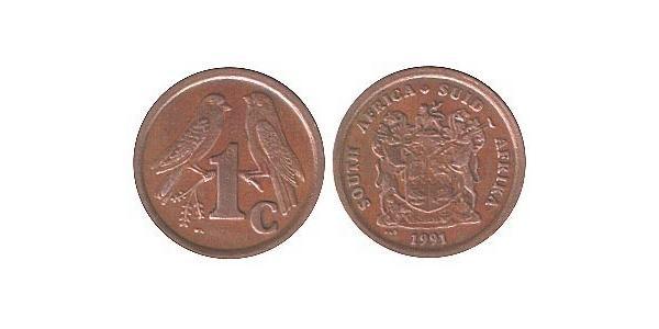 1 Cent Südafrika Kupfer/Stahl 