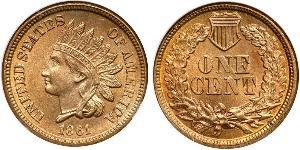 1 Cent Estados Unidos de América (1776 - ) Níquel/Cobre 