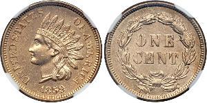 1 Cent Estados Unidos de América (1776 - ) Níquel/Cobre 