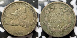 1 Cent Estados Unidos de América (1776 - ) Níquel/Cobre 